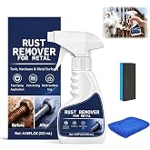 Meigline Highly Concentrated Rust Remover for Steel &amp; Iron,Heavy Duty Rust Remover Spray,Rust Remover Spray for Metal for Car Parts,Tools,Cast Iron Stainless Steel,Fast-Acting Rust Stain Remover,1Pcs