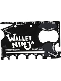 Wallet Ninja 18 in 1 Multi-purpose Credit Card Size Pocket Tool