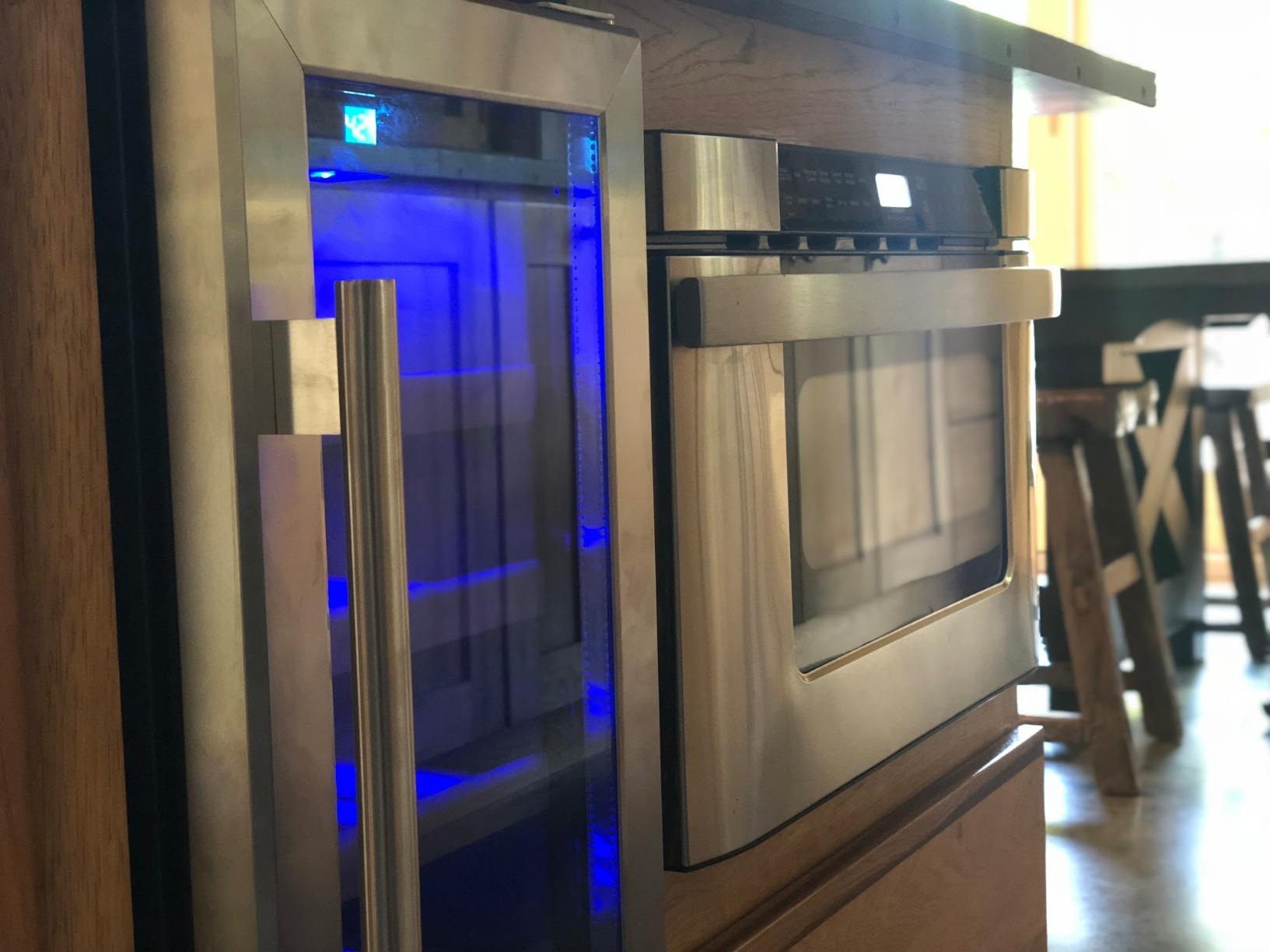 Quiet, high quality fridge that replaced a trash compactor