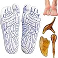 YXYDUM Reflexology Socks with Trigger Point Massage Tool, Acupressure Socks for Women and Men Foot Massage Socks, Acupuncture Socks and Tool,Relief Remedy for Foot Massage (Man)