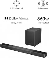 Hisense AX3120G 3.1.2 Channel Soundbar with Wireless Subwoofer Dolby Atmos view 4