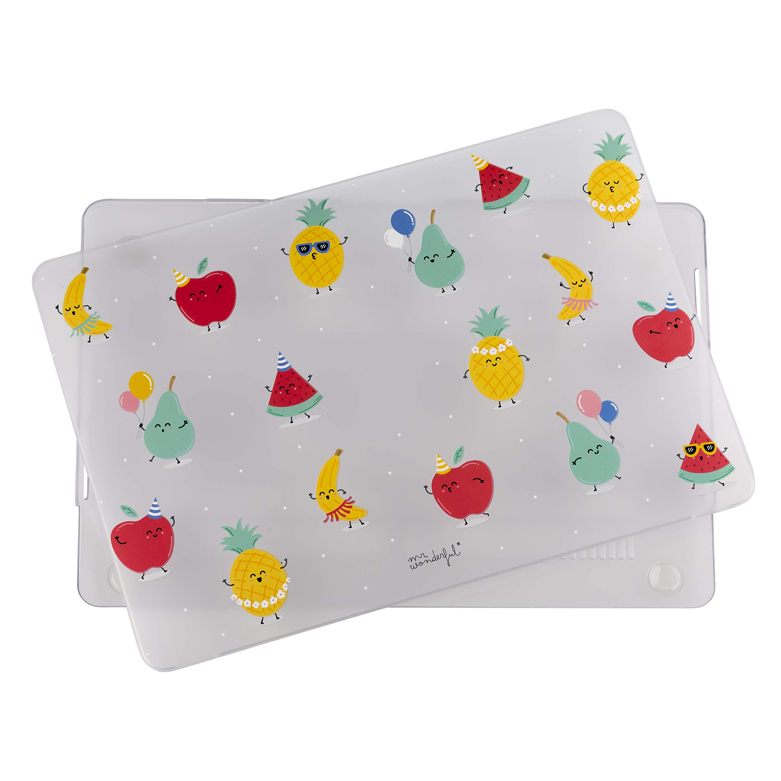 Mr. Wonderfull Apple MacBook Pro 13.3 inch (2016) Clear Case with Fruit Design