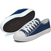 hello basics Canvas Shoes for Women Casual Low Top Sneakers Fashion Womens Tennis Shoes for Everyday Wear