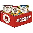 Jackson’s Sweet Potato Kettle Chips Avocado Oil Variety Pack made with Premium Oils (1.5 oz, Pack of 18) Sea Salt, Ranch, and BBQ Flavors - Allergen-friendly, Gluten Free, Vegan