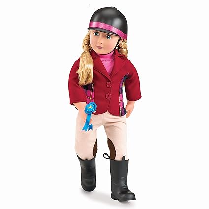 Our Generatioin 44277 - Lily Anna OG mit Reiteroutfit B, 46 cm