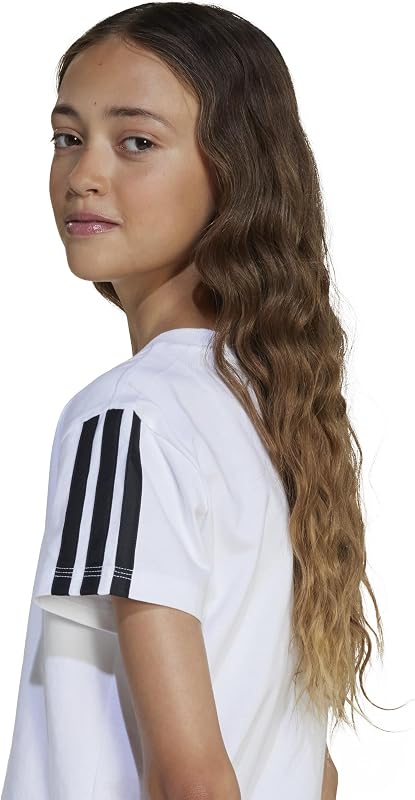 Camisa Essencial para Raparigas, Branca/Preta, 14-15 anos