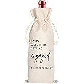 Maydvdv Engagement Wine Bag|Gift for Couples|Bride Gift|Wine Bag for Getting Married(11MA15)