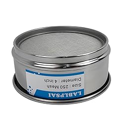 LABLPSAI 250 Mesh Lab Sieves 4" Diameter 304