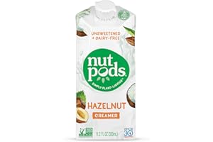 nutpods - Unsweetened + Dairy-Free Creamer Hazelnut - 11.2 oz.