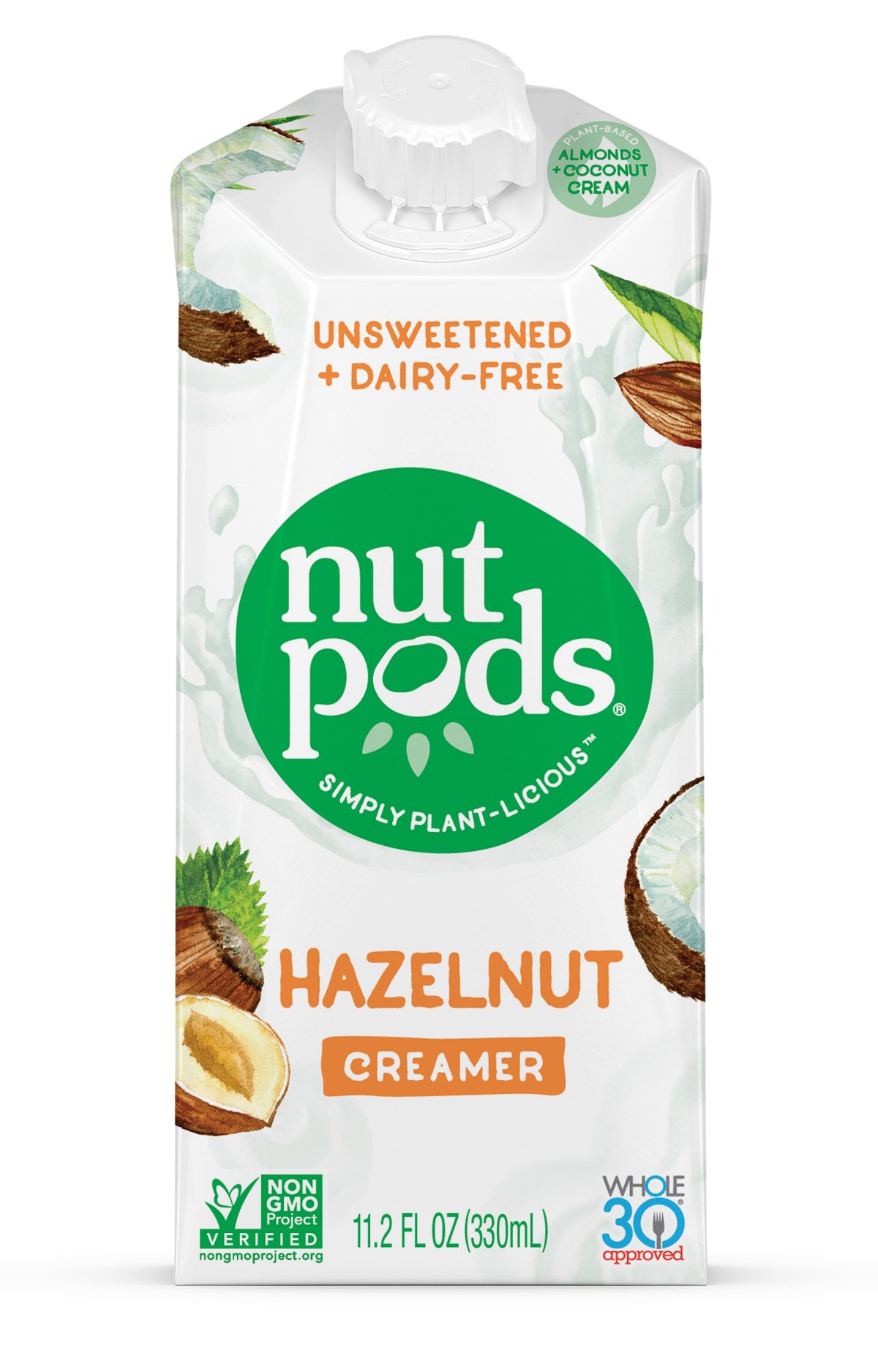 Nutpods, Creamer Hazelnut Unsweetened Dairy Free, 11.2 Ounce Buy Online in Pakistan at