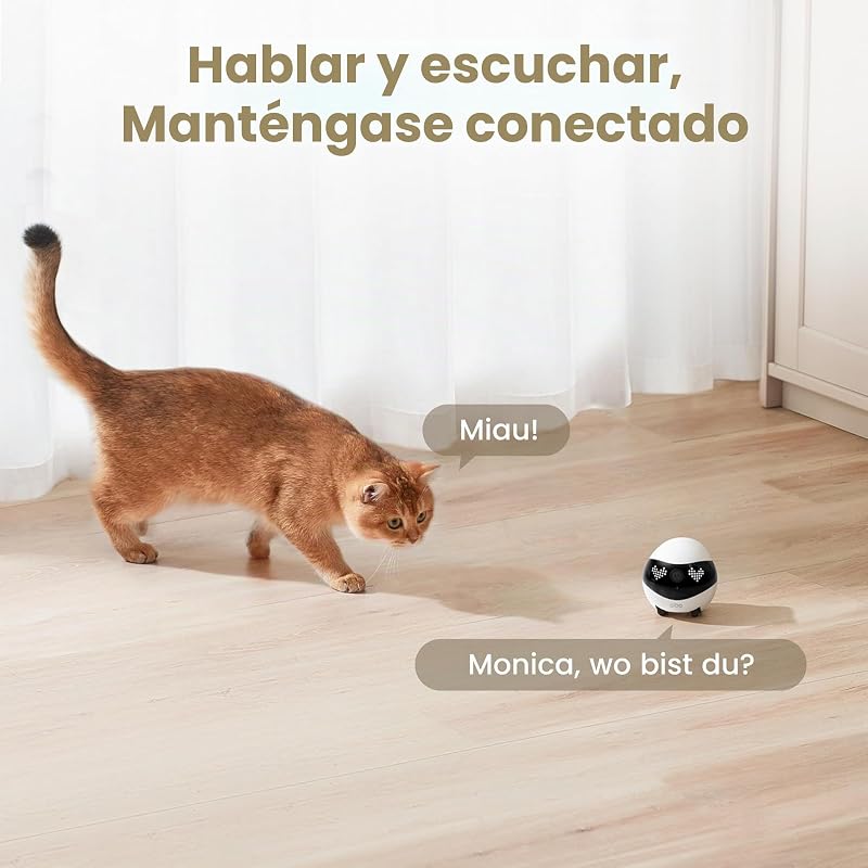 Air 2 FamilyBot Inteligente cámara de vigilancia 2K, Robot con autocarga, Robot Patrulla para vigilancia doméstica, cámara inalámbrica para Perros y cámara de Gato con visión Nocturna