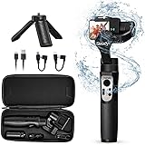 3-Axis Gimbal Stabilizer Handheld for GoPro 8 Action Camera W/Tripod Mount Water-Resistance GoPro Wireless Control for GoPro 