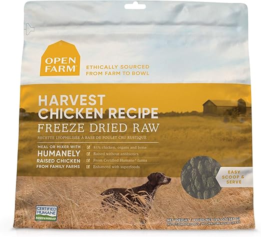 open farm freeze dried raw dog food