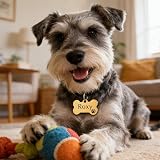 EDSG Personalised Dog Tags for Pets UK Deep Engraved Stainless Steel Bone Tag view 8