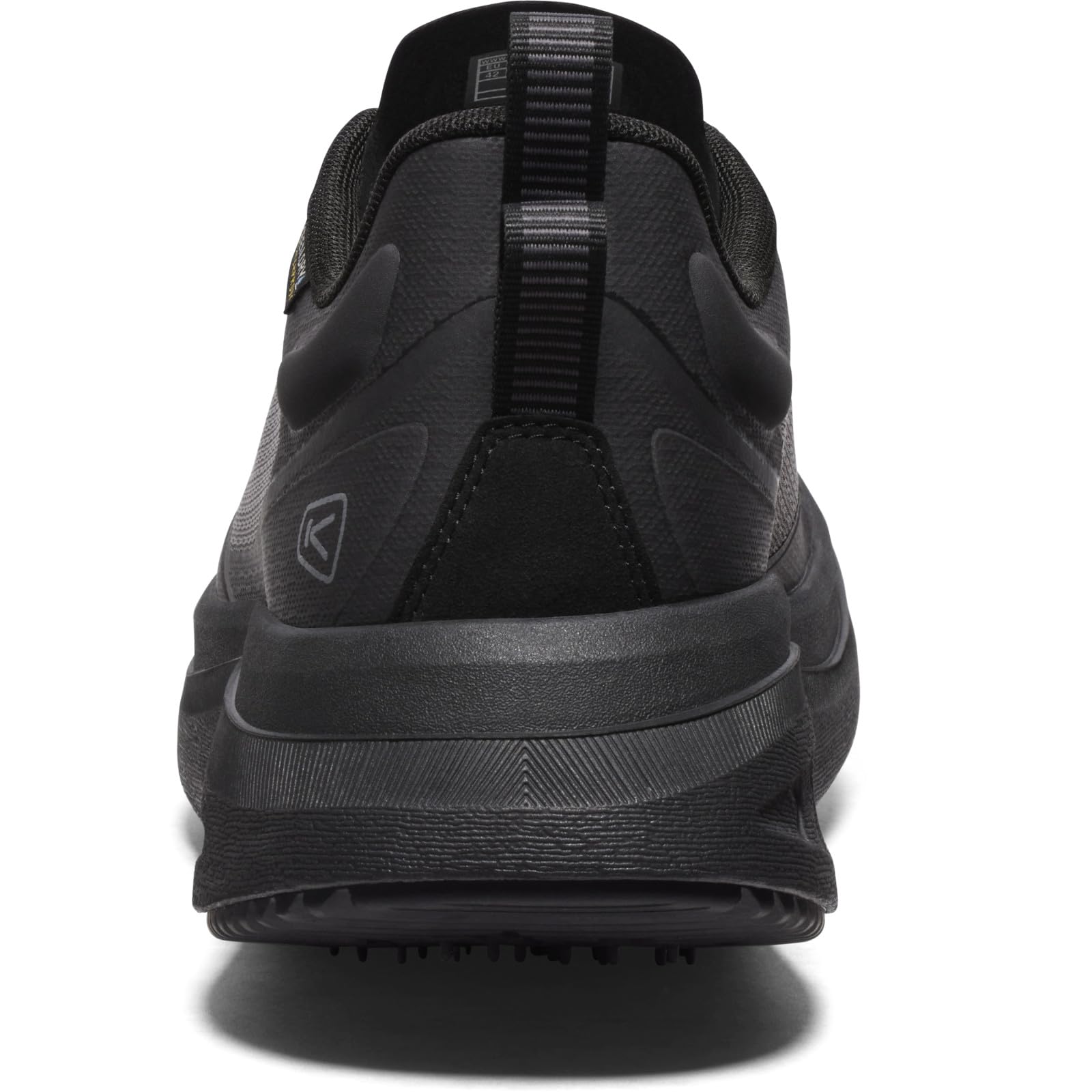 KEEN Women's WK400 Performance Waterproof Walking Shoes, Triple Black, 8.5