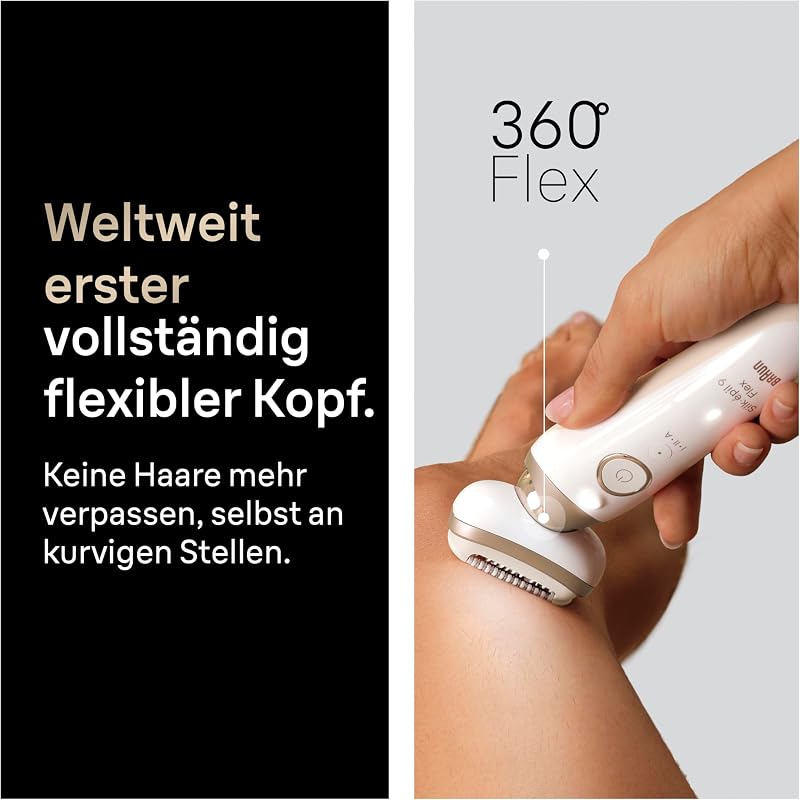 Epilierer Damen Silk·épil 9, Flex Ladyshaver, 9-042 3D, Gold — Foto 2 von 7