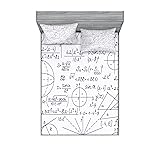 Ambesonne Modern Fitted Sheet & Pillow Sham