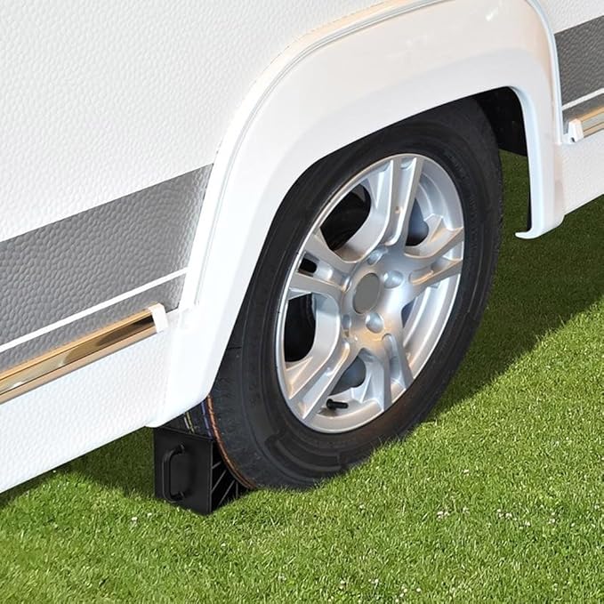 Systafex Kfz Unterlegkeil 2x Radkeil Bremskeil Mit Griff Fur Pkw Anhager Wohnwagen Amazon De Auto