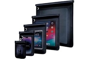 MUBYE Faraday Bags, 5 Pack Faraday Cage with Key Fob Protector, Fireproof Waterproof Bag EMP Proof Signal Blocker, Anti-Theft RFID Blocking Pouch for Laptops, Tablets, Phones, Car Keys, Electronics (Black)