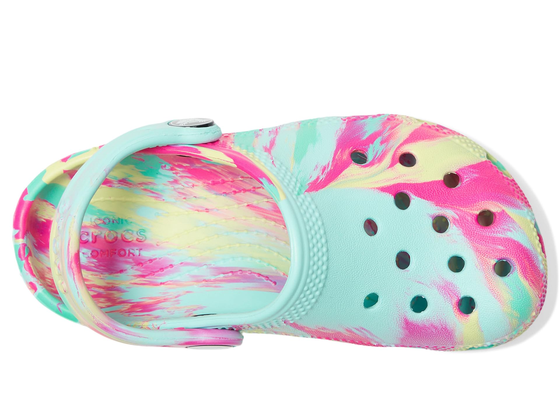 Crocs Kids' Classic Marbled Tie-Dye Clog