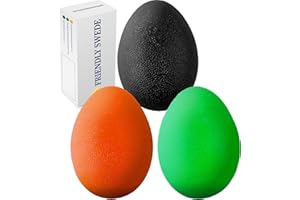 The Friendly Swede Stress Balls for Adults - 3 Squeeze Balls for Hand Therapy, Stress Relief & Strength; 3 Resistance Levels