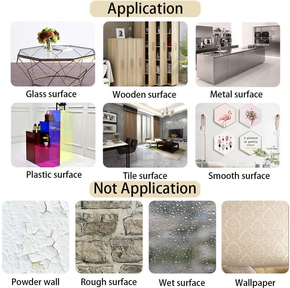 16.5FT Double Sided Tape Adhesive Nano Tape Transparent Washable Reusable Multipurpose Sticky : Office Products