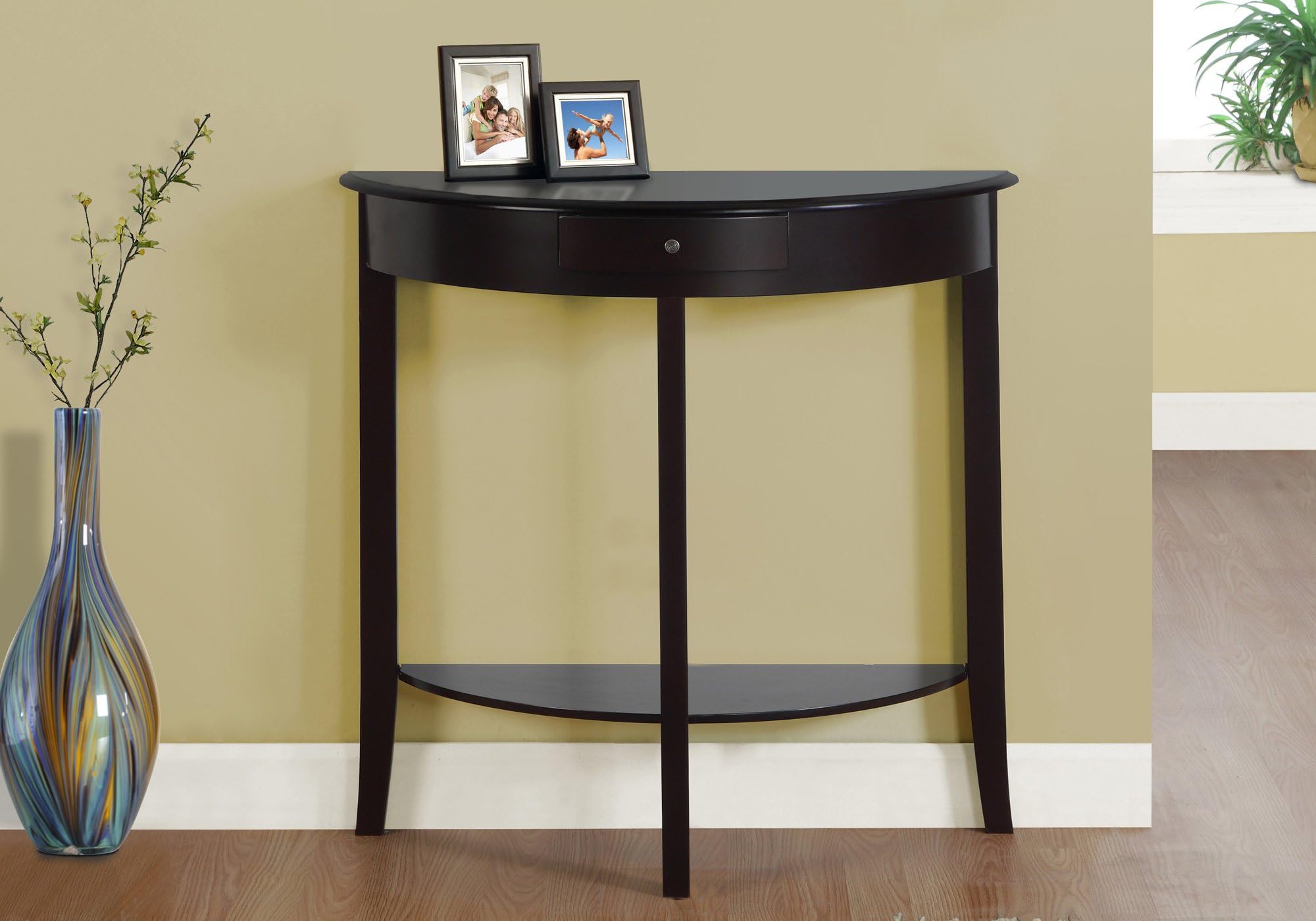 Monarch Hall Console Accent Table, 31", Dark Cherry