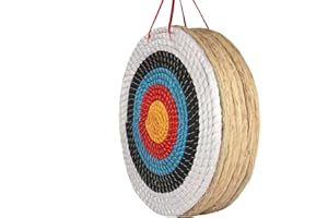 AUVIM Archery Target - Backyard Straw Archery Target for Recurve Compound or Longbow - 20 Inch Traditional Bow Arrow Target f