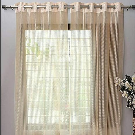 Buy Home Furnishings Sheer Crystal Net Curtains 1 Piece Online At