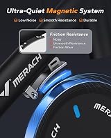 MERACH Exercise Bike with LED Display and App Connectivity 300lb Capacity view 2