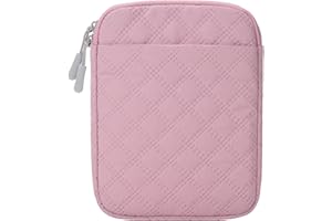 CAYEELU Padded Sleeve Pouch for 6.8-7 Inch eBook/E-Reader/Kindle (Pink)