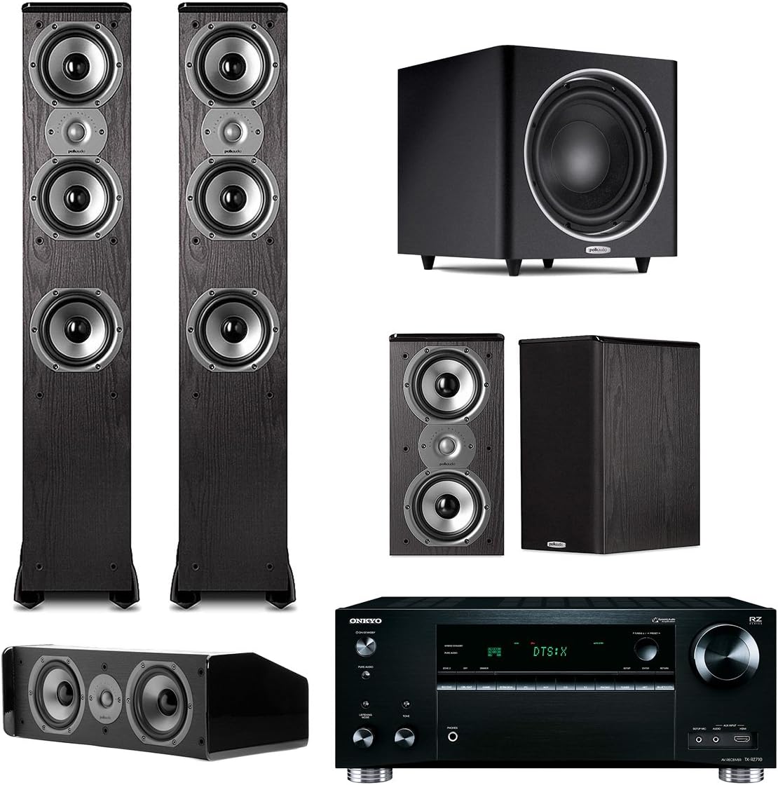 polk 7.1 home theater speakers
