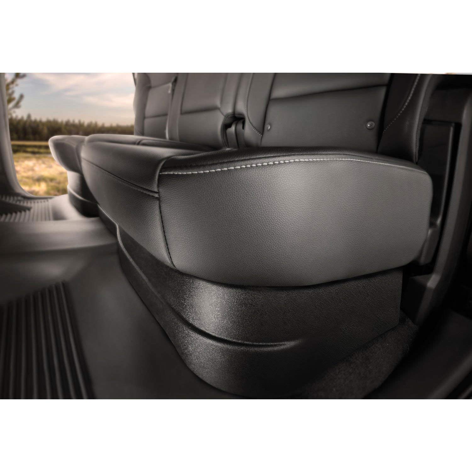 Husky Liners Under Seat Storage Box Gearbox Storage Systems Black Gmc Sierra 1500 Crew Cab Pickup 14 15