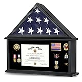 Sboitflmm Large Burial Flag Display Case - American