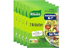 Knorr Salat Kroenung 7 Kraeuter (Seven Herbs) 5-Pack 45g (5 x 9g)