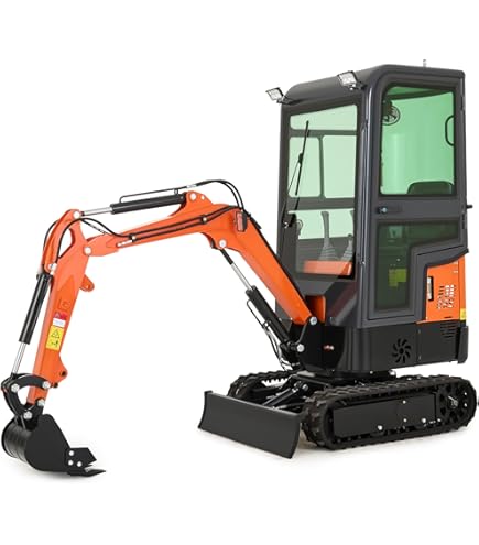 Amazon.com: CREWORKS Mini Excavator, 1 Ton Mini Crawler