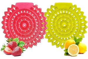 Panluck Premium Urinal Screen with Deodorizing Block – Long-Lasting Freshness and Odor Control for Men’s Restrooms(10strawberry+10lemon Pack)