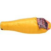 Big Agnes Anthracite - Sleeping Bag, 20 Degree, Regular (Women's) | Lightweight, compact 3-season mummy bag with contoured hood, draft collar and anti-snag zipper for backpacking