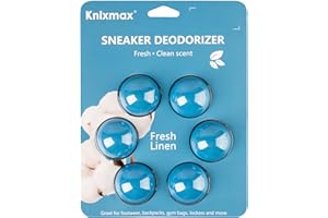 Knixmax Sneaker Deodorizer Balls, Shoe Odor Eaters Deodorant Ball for Gym Bag Locker Closet Car, Long Lasting Air Fresheners