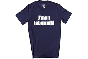 Kebz J'men Tabarnak T-Shirt Drôle Québécois en Français Quebec Canada French Canadian Shirt Unisex Navy Blue