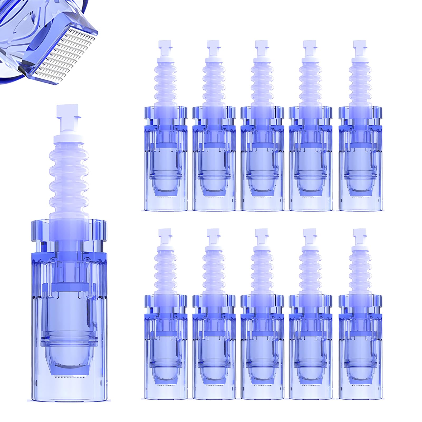Dr.pen Ultima A6s Nano-5D, Replacement Cartridges for Dr.pen Microneedling Pen A6 Model, Authentic Disposable Replacement Cartridges (Nano-5Ds, 10Pcs)