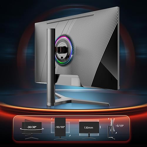 32 Inch 4K 144Hz Gaming Monitor, UHD Fast IPS Panel, 1ms GTG, sRGB 120%,  Freesync G-Sync, DisplayPort, HDMI