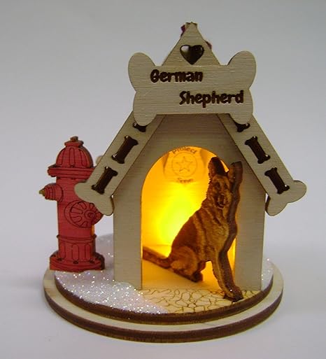 Amazon Com Ginger Cottages K 9 Doghouse German Shepherd K9109