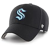 '47 Seattle Kraken Mens Womens MVP Adjustable Velcroback Black Blue Hat