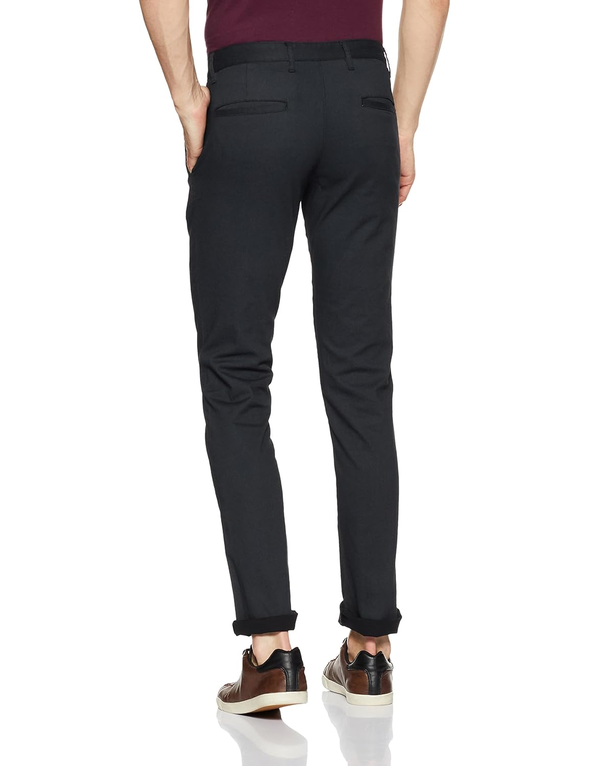 diverse men's slim fit casual trousers