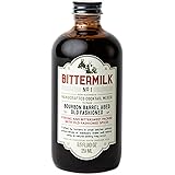 Bittermilk No.1 Bourbon Barrel Aged Old Fashioned Mix - All Natural Handcrafted Cocktail Mixer - Old Fashioned Syrup - More C