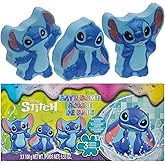 Stitch Bath Bombs for Kids, Fun Bright Rainbow Colors, Raspberry Scented for Kids, Ages 3+, by Townley Girl