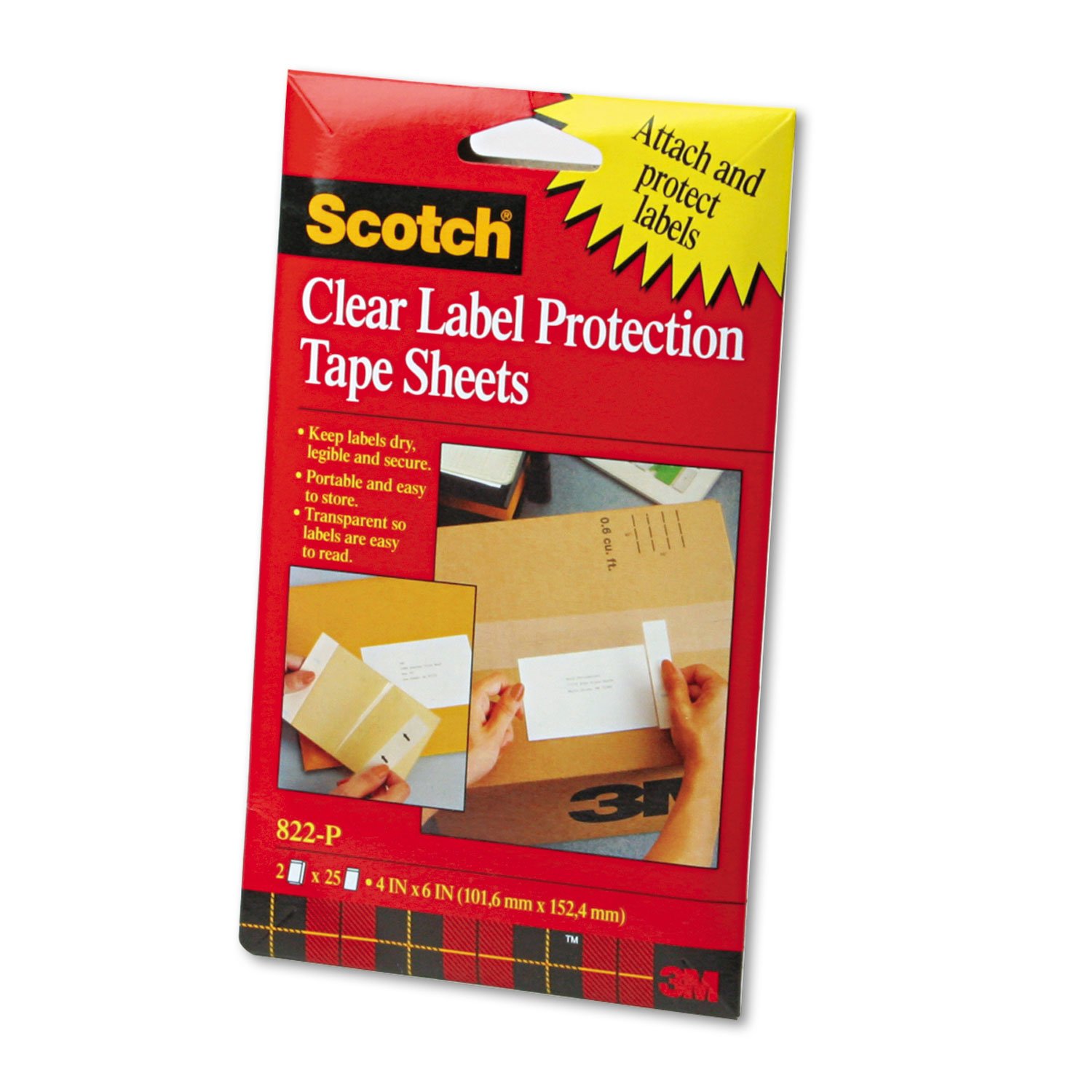 Best 822P 3M Scotch Label Protection Tape