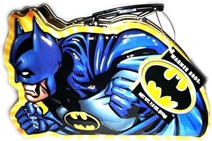 Amazon Com Batman Profile Tin With Batman Shaped Candy Toys Games