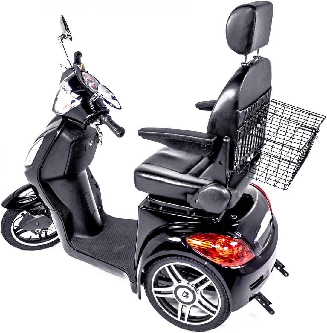 E-Wheels EW-36 High Power Fast 3 Wheel Mobility Scooter (Black): Health & Personal Care